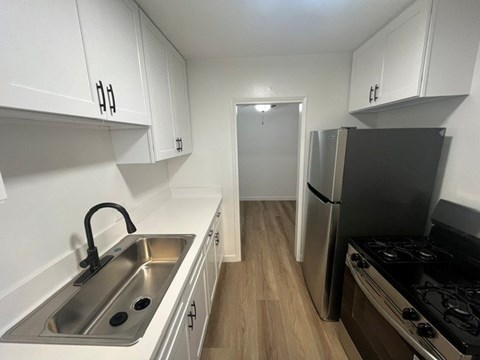 Floor plan for 1 bed, 1 bath